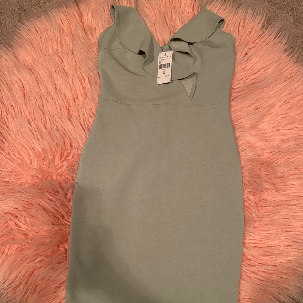 Sage party dress